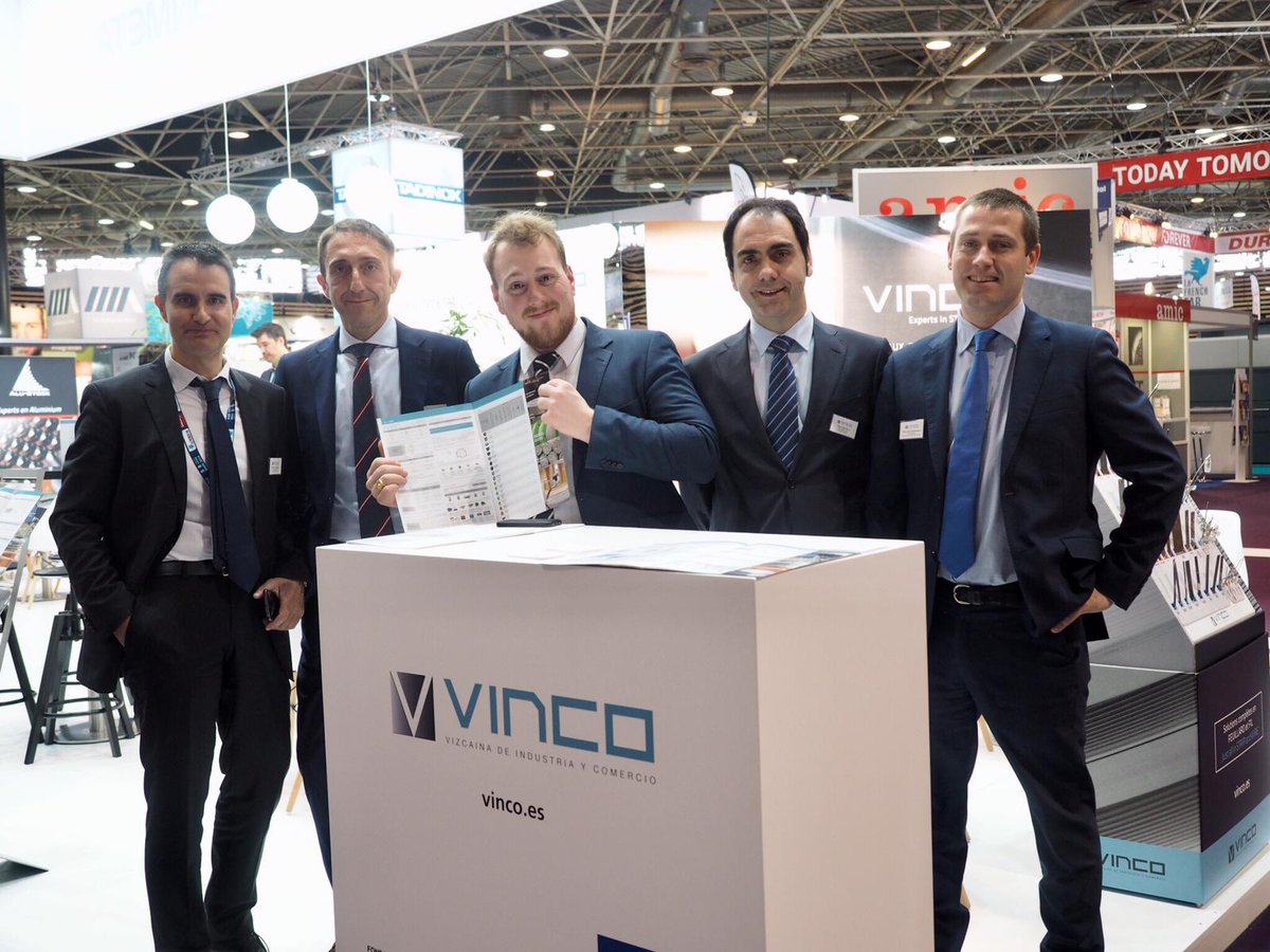 VINCO_Oficial's tweet photo. Visit us at #Midest2019 till 8th March. Stand 6G41. Request your badge at the following link 👉👉 https://t.co/TR6e6XTLqh #GILyon2019 @Salon_GI @eurexpo_ #Midest https://t.co/iD8qsIIV21
