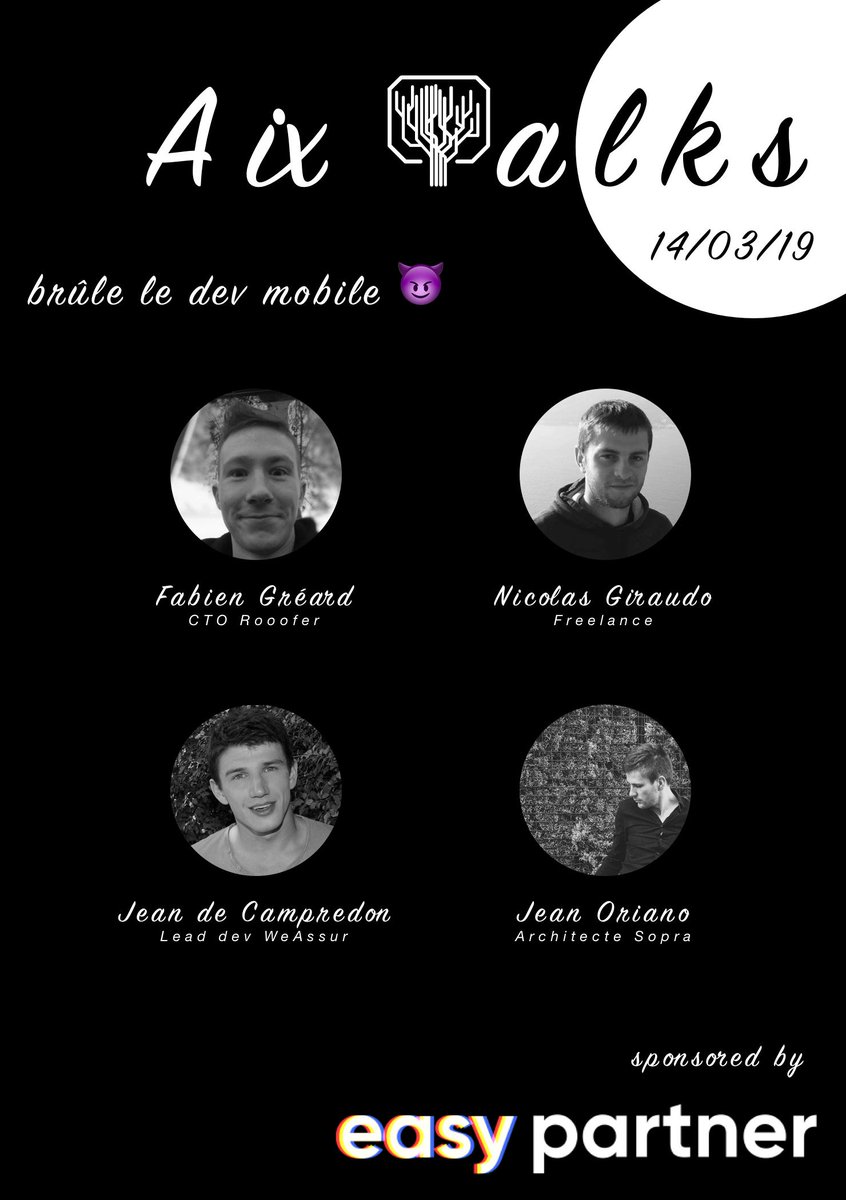AixTalks's tweet photo. CE JEUDI 14 MARS !!

=> THE LINE-UP !!
=> THE PLACE (easy partner)
=> N'ATTENDEZ PLUS https://t.co/vWs3XStzcY