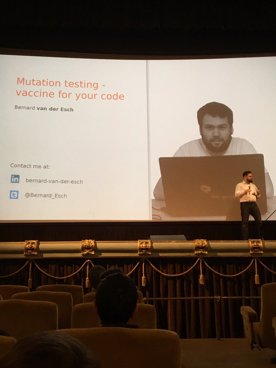 Mutation testing can help to be sure that our unit tests are good enough. Thank you <a href="/Bernard_Esch/">Bernard van der Esch</a> @ #MageTestFest