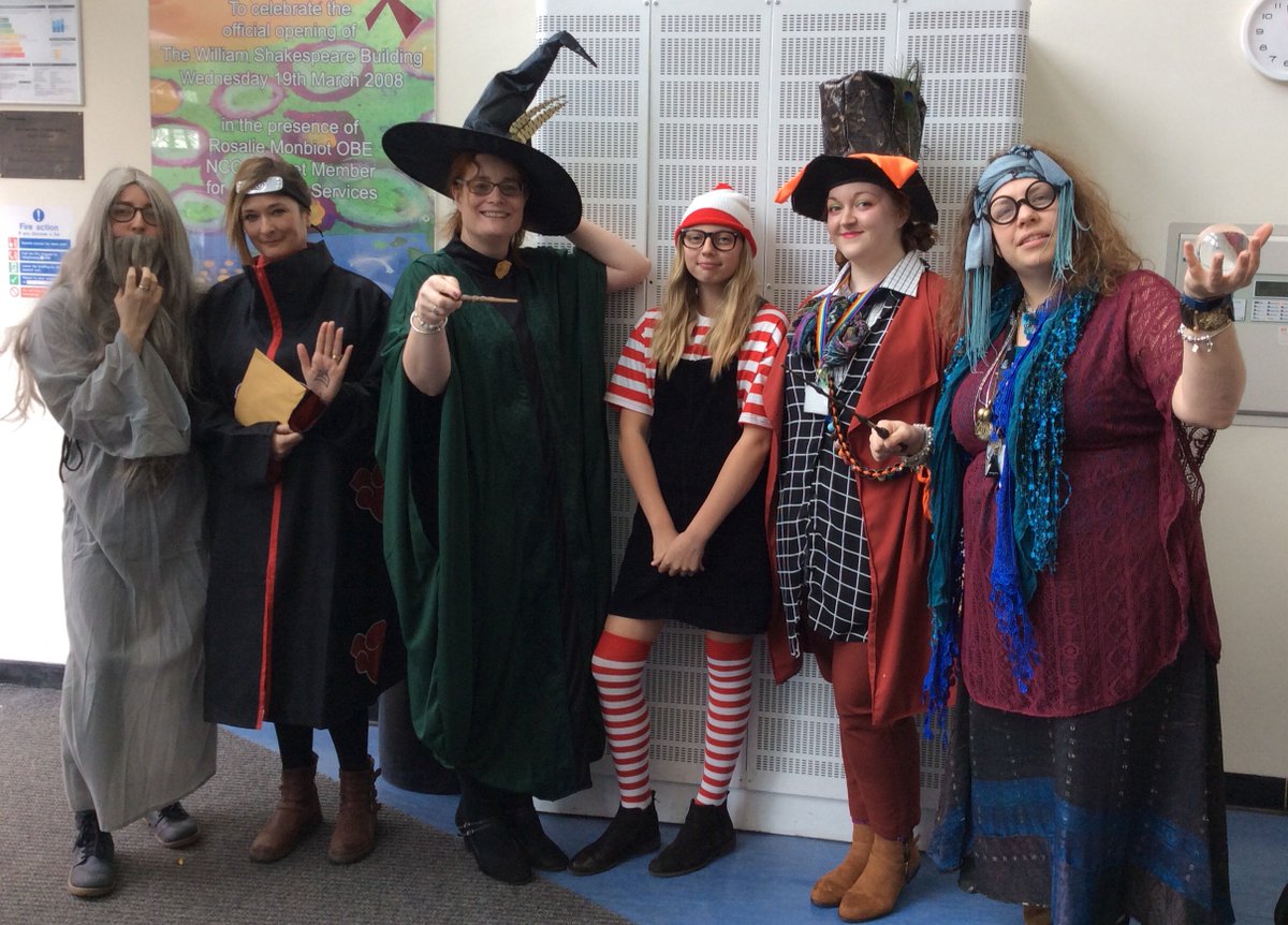 It's World Book Day today....... who have you come as? Keep reading! <a href="/SCHS_English/">Sprowston English</a>