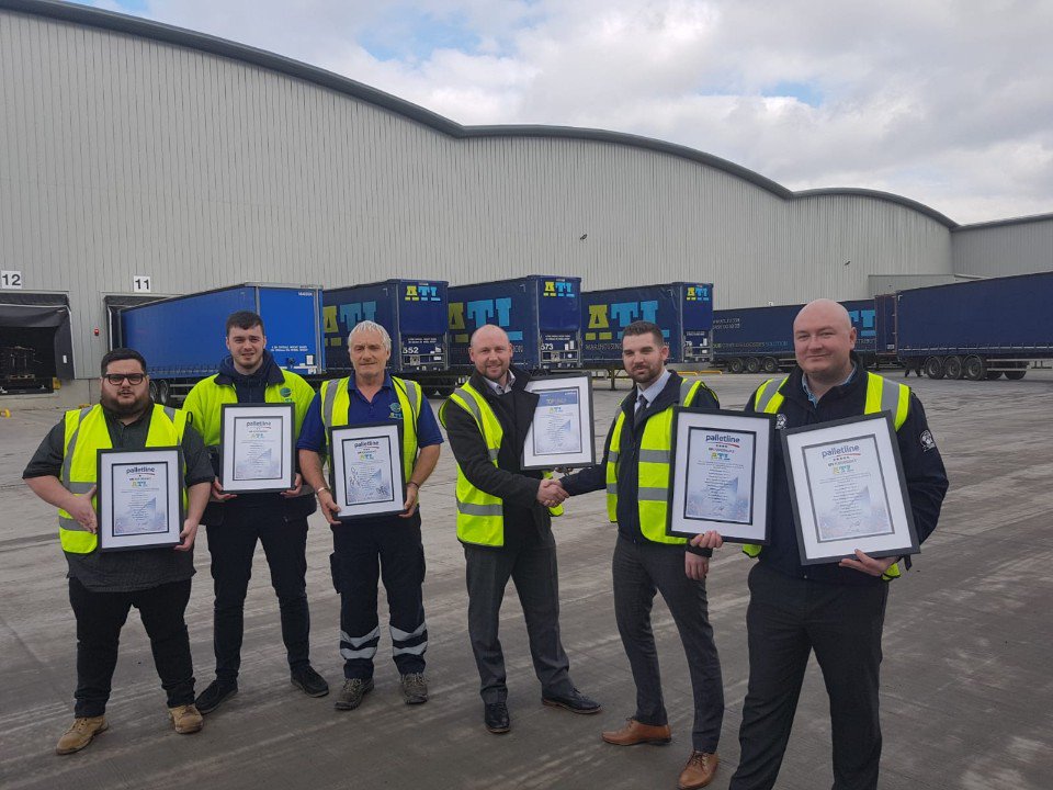 What a difference six months can make! Our Foston <a href="/palletline/">Palletline Ltd</a> team has just been awarded ‘Top Liner’ status after consistently achieving its targets since last summer with 100% scores in key categories to place it in joint top spot. Well done #TeamATL 🤩🙌