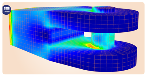 Whiteboxsoft's tweet photo. Fork Joint Structural FEA engineering software RFEM allows easy and effective modeling as well as structural analysis and design of general 2D and 3D structures consisting of member, plate, wall, shell, solid, and contact elements. #enjoystructuralanalysis #dlubal_projects https://t.co/ey5ZXzoPq1