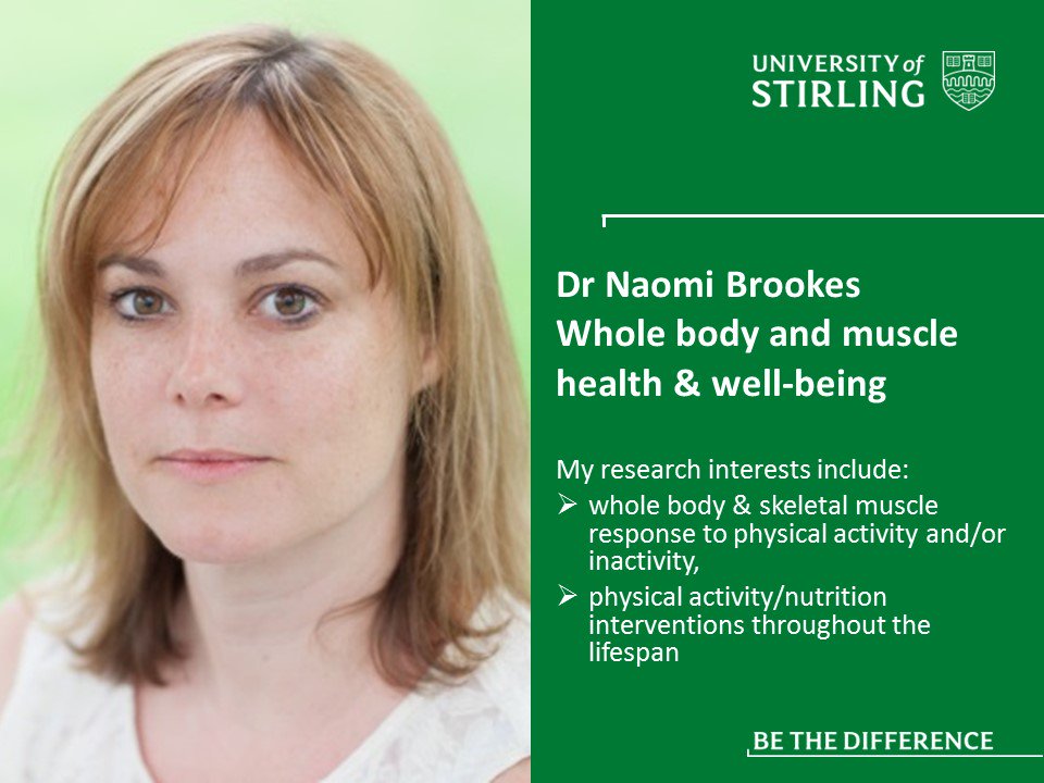 PhysExNutr UStir (@penrgustir) on Twitter photo Last but by no means least we have @StirBrooks . Naomi's research looks at the bodies response to physical activity and inactivity. #IWD2019 <a href="/StirFHSS_Athena/">Stirling Health Sciences and Sport Athena SWAN</a> <a href="/StirUniWIS/">Stirling Women in STEM</a> Last but by no means least we have @StirBrooks . Naomi's research looks at the bodies response to physical activity and inactivity. #IWD2019 <a href="/StirFHSS_Athena/">Stirling Health Sciences and Sport Athena SWAN</a> <a href="/StirUniWIS/">Stirling Women in STEM</a>
