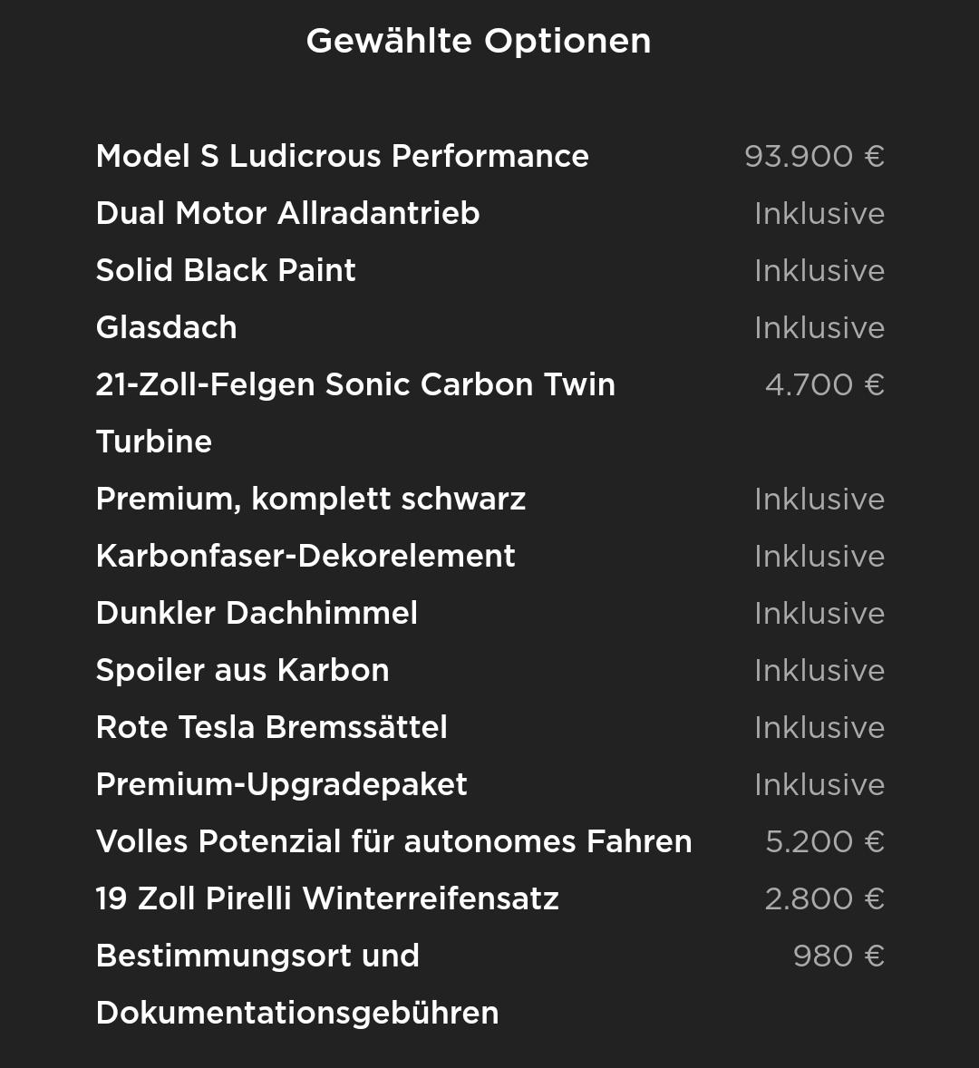cfrey1977's tweet image. Wie bitte?
Ein @Tesla #ModelS #P100D kostet mit allen Optionen nur noch 110.680 €?
Der war vor nicht all zu langer Zeit mal knappe 70.000 € teurer. Wahnsinn!