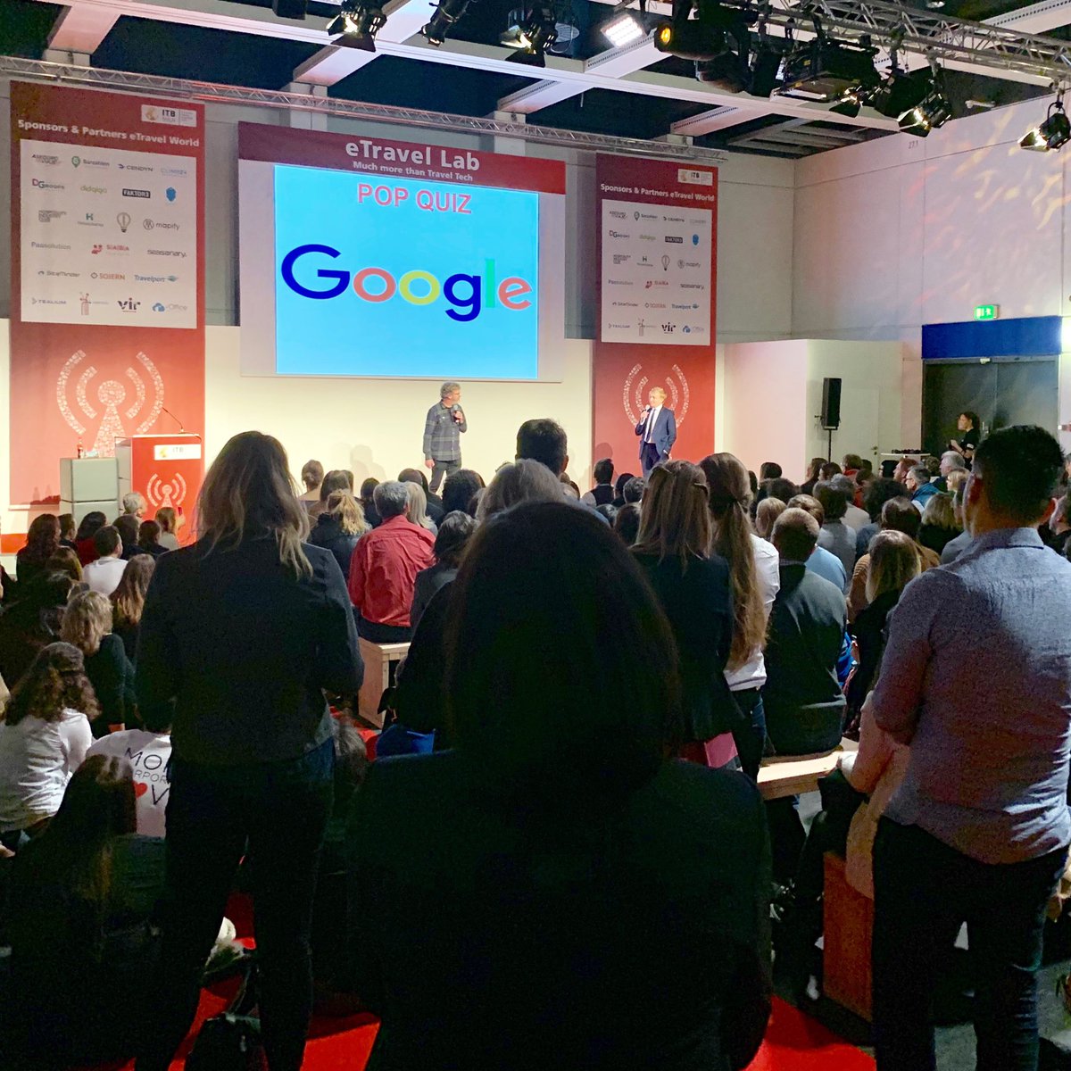 Very high demand for eTravel at the <a href="/ITB_Berlin/">ITB Berlin</a> , the sessions are full. Many are waiting for admission. #itb #eTravel #itbberlin #itbcon19