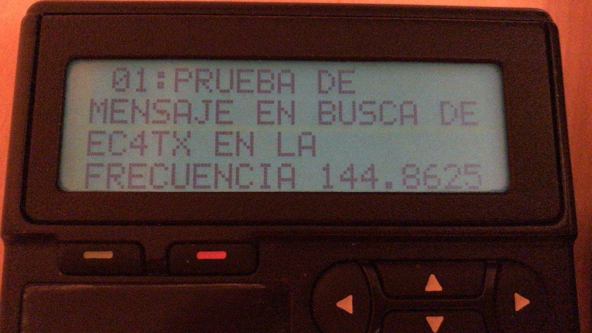 goodyra's tweet photo. @movistar_es No sólo eso, sino que los #radioaficionados hemos sabido adaptar la tecnología #pocsag y adaptar esos viejos beepers en desuso de #Mensatel a nuestra red de mensajería #DAPNET #DAPNETEA
https://t.co/exJ4MeLD1n
https://t.co/apnVk4UU27 https://t.co/j2T4VcWIgY