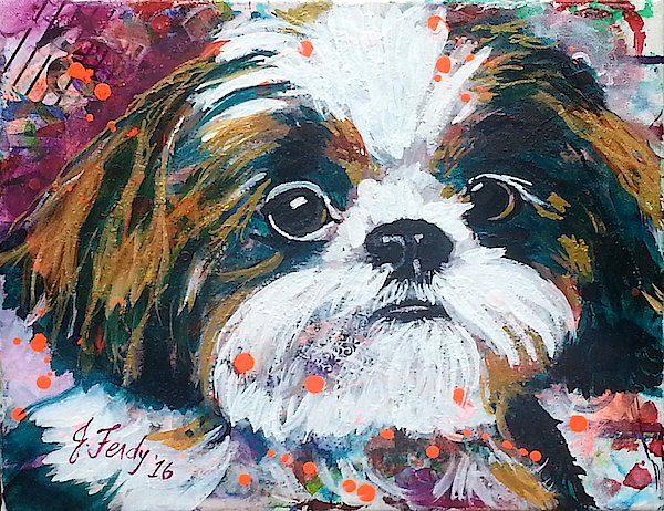 JenFerdy's tweet photo. New artwork for sale! - "PUPPY" - https://t.co/skkCdRn7sY @fineartamerica https://t.co/Nr5CDJKpoQ