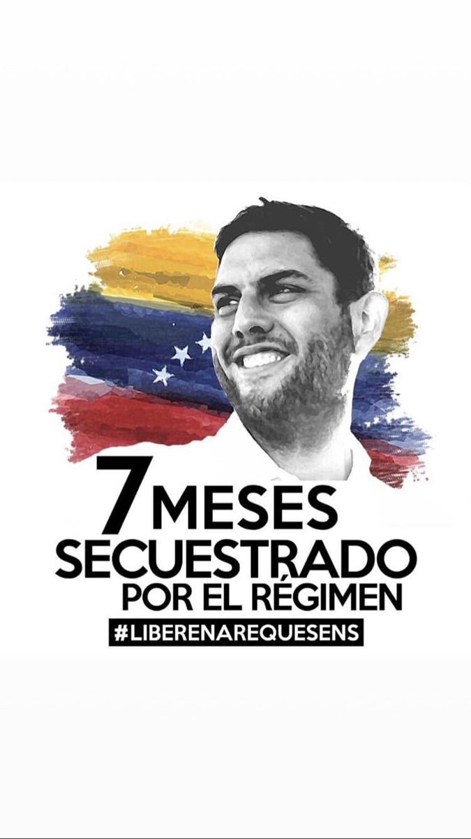 El Diputado <a href="/JuanRequesens/">Juan Requesens</a> cumple hoy 7 meses secuestrado en El Helicoide, sede del SEBIN, por alzar su voz y exigir un cambio para Venezuela #Requesens7MesesSecuestrado