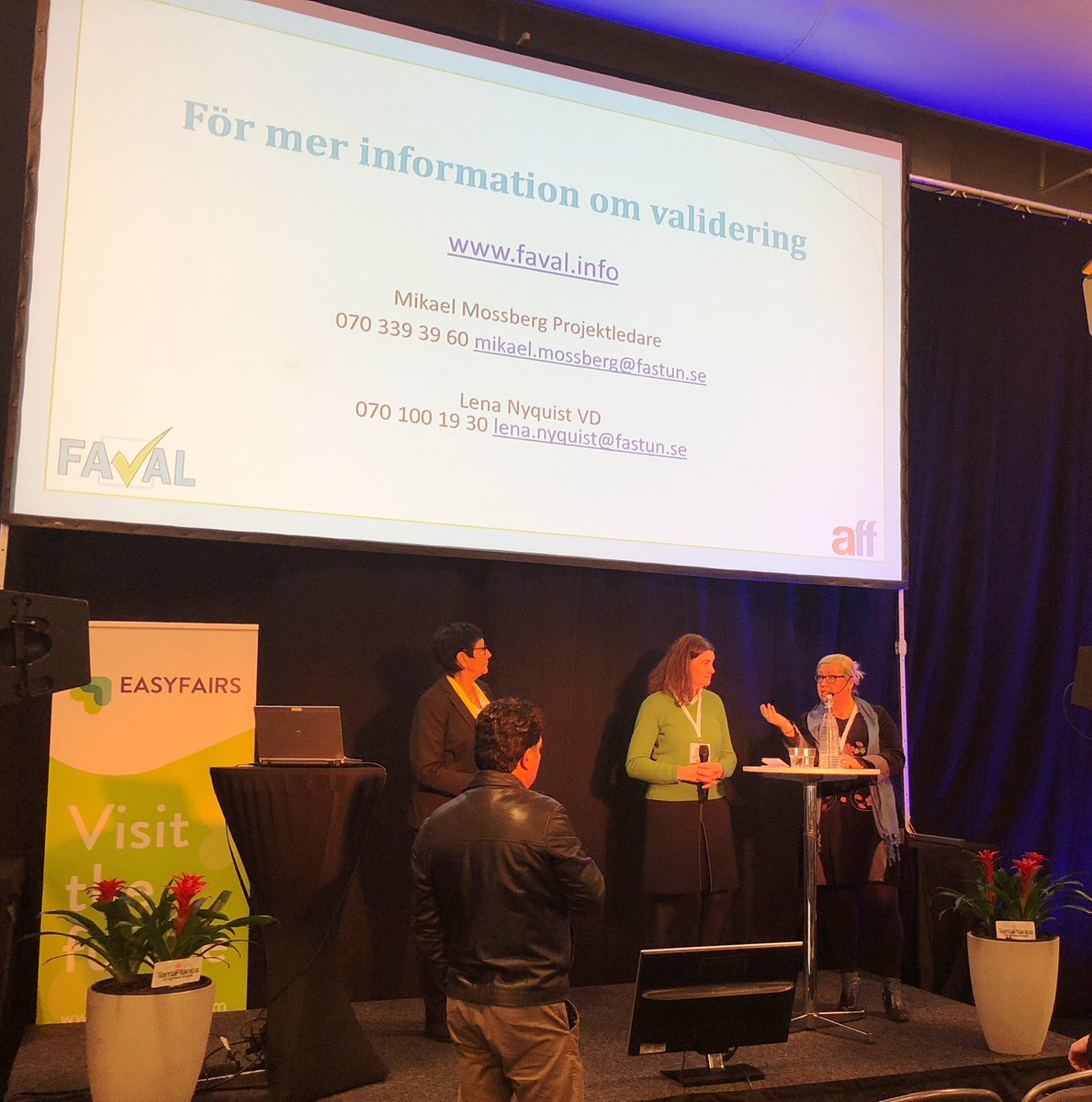 fastun_se's tweet photo. Idag har vi hållet ett seminarium på #fastighetsmässan tillsammans med Lizzy Jämting, @Rikshem och Marie Hallander Larsson, @akademiskahus Vi pratade validering i #FAVAL och de utvecklingsmöjligheter som det erbjuder. 👍🏻 https://t.co/sfIYmcFz6x