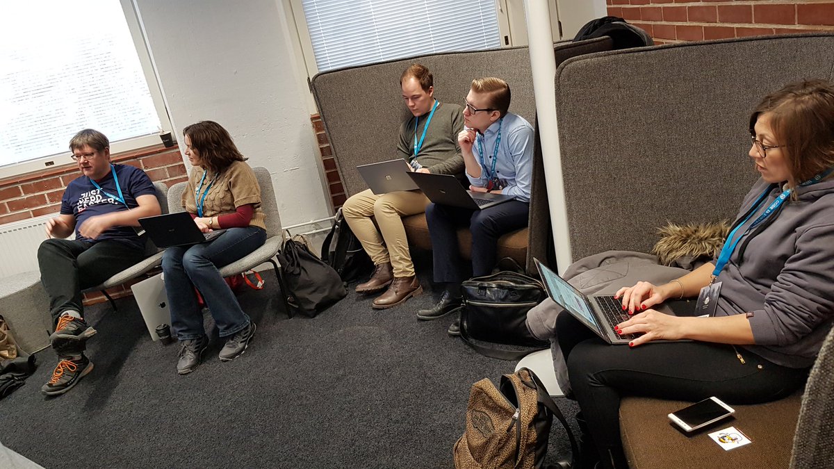 The Hosting team was hosted in their own room. #WCNordic #MakeWordPress