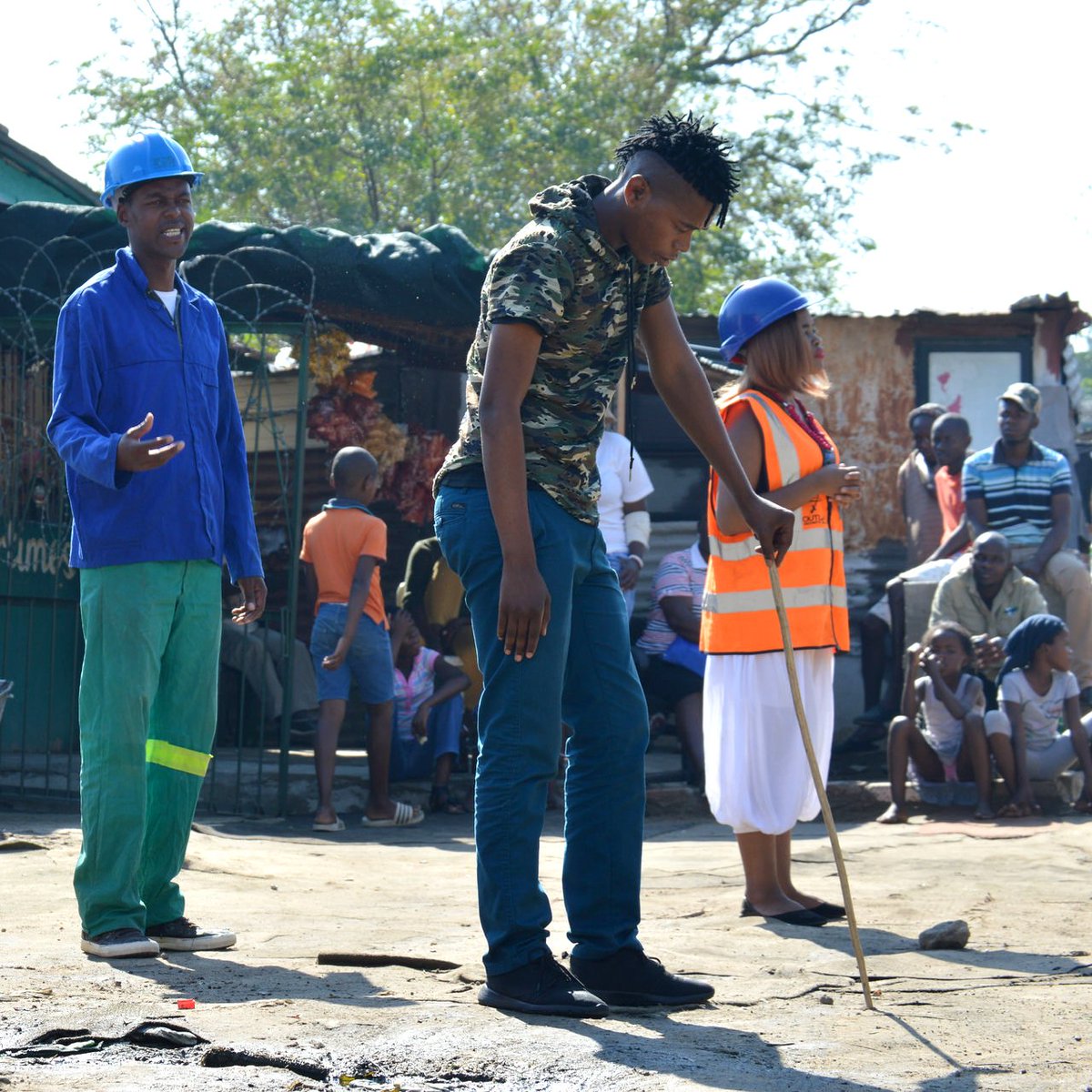IWSHFoundation's tweet photo. ⚡ #Throwback to street theatre performance from Diepsloot Arts &amp; Culture Network, to mark #WorldPlumbingDay 2017! 🚽 https://t.co/9VzGOyBMOS #TBT #SouthAfrica #CommPlumbing https://t.co/flow9PJfvd