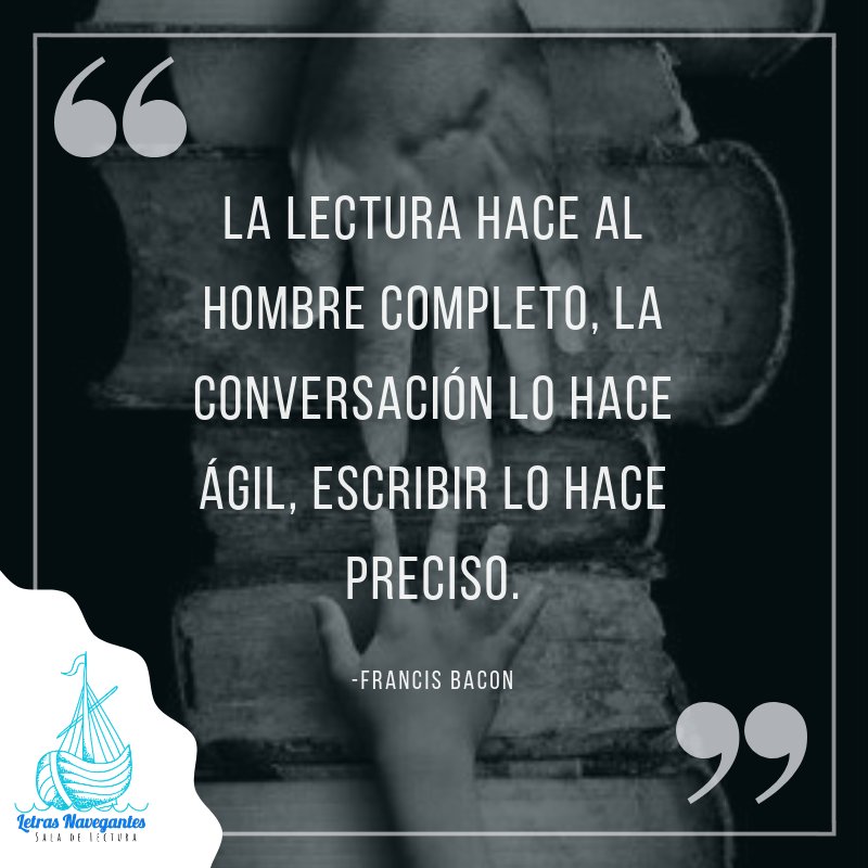 LetrasNavPV's tweet image. #Frases ✍
Letras Navegantes - Sala de Lectura 📚
Programa Nacional Salas de Lectura 📘
Programa de Fomento para el Libro y la Lectura Jalisco 📖
#MeGustaLeer 😍