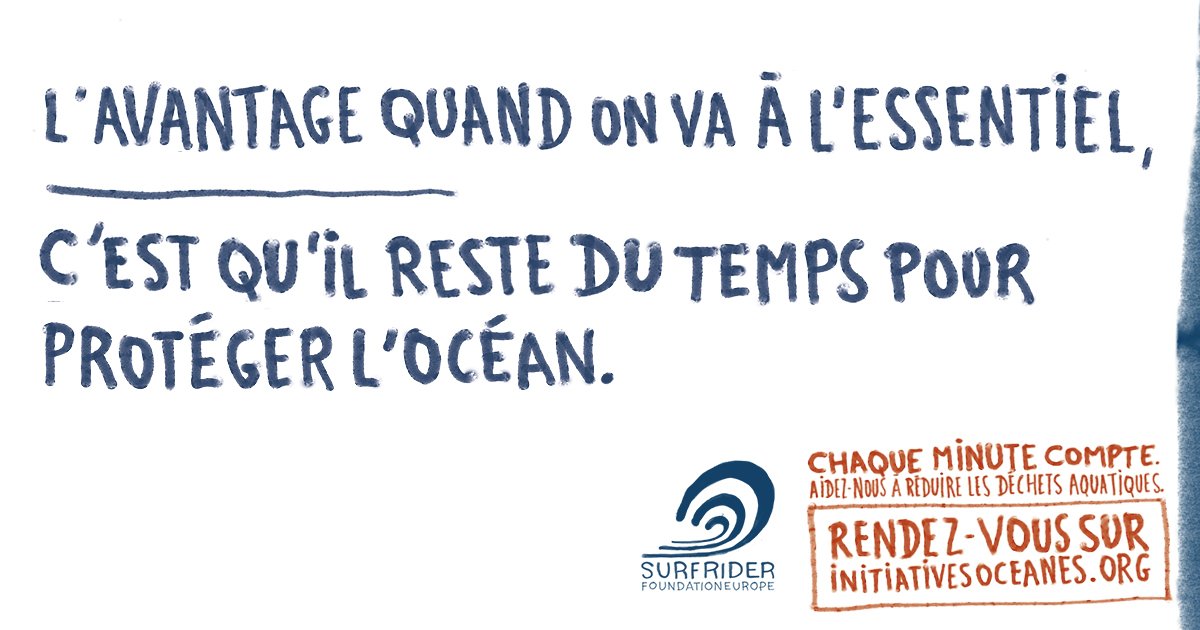 GregPenne's tweet photo. Donner une minute de son temps pour protéger l’océan, ça commence par partager ce tweet. Parce que chaque minute compte. Rejoignez-nous sur https://t.co/eLnk8F0NrH #OceanInitiatives @surfridereurope https://t.co/hAV6yF9bGJ