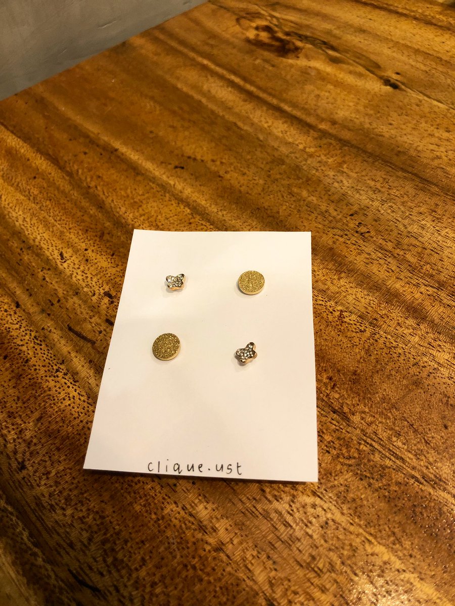 CliqueUst_ph's tweet photo. We heard you! 

Earrings just got back in stock at an affordable price 😉 Get yours now at TYK Parking lot 😁 https://t.co/BGNsX6Yhmu