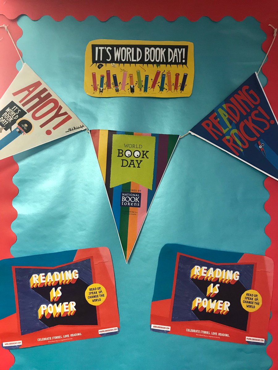 PMSchoolLib's tweet photo. Happy World Book Day everyone! The Library is running a wordsearch competition and a quiz competition. Come and collect an entry sheet. Closing date for both is Friday 15th March! #WorldBookDay #WBD19 #ReadingIsPower https://t.co/z3xXLSIIH5
