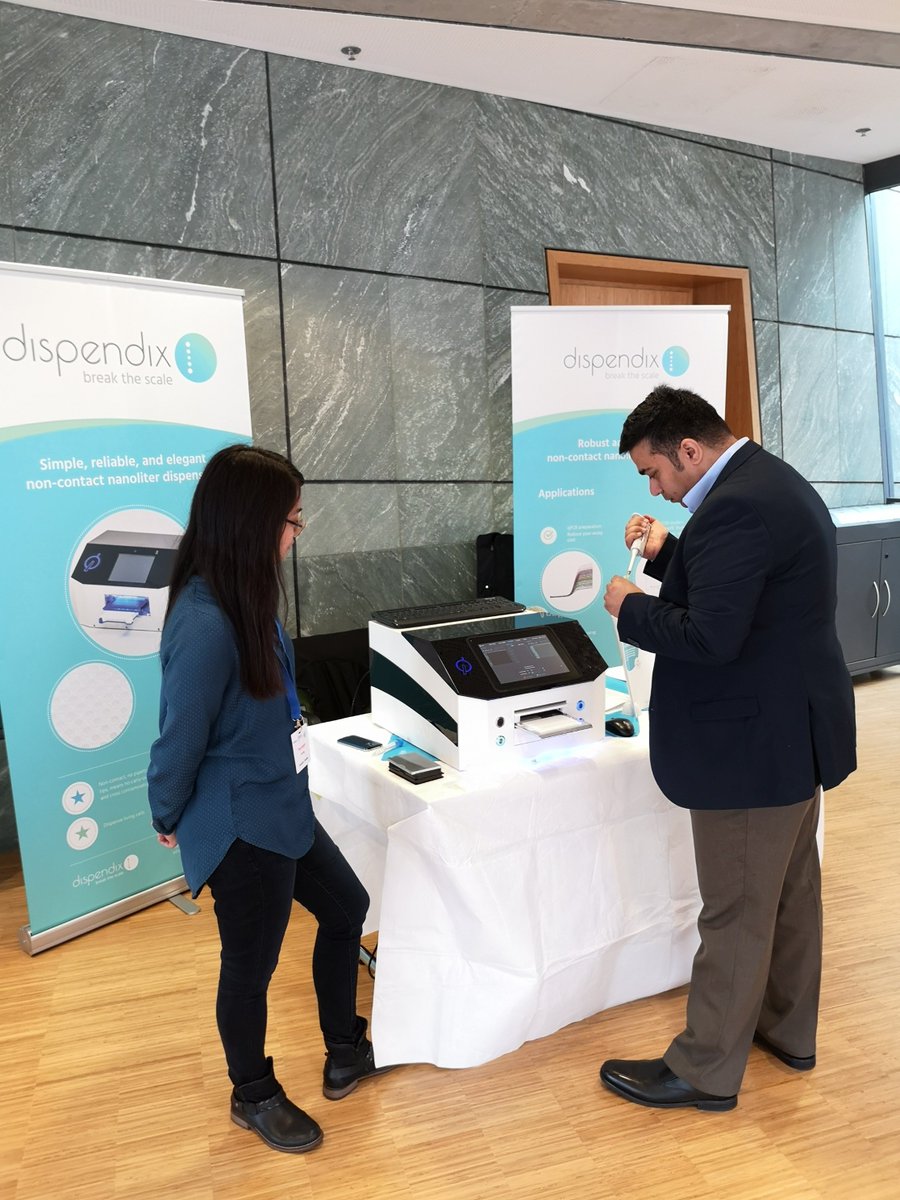 Today the Dispendix team is on site at the ELRIG Forum in Darmstadt ...