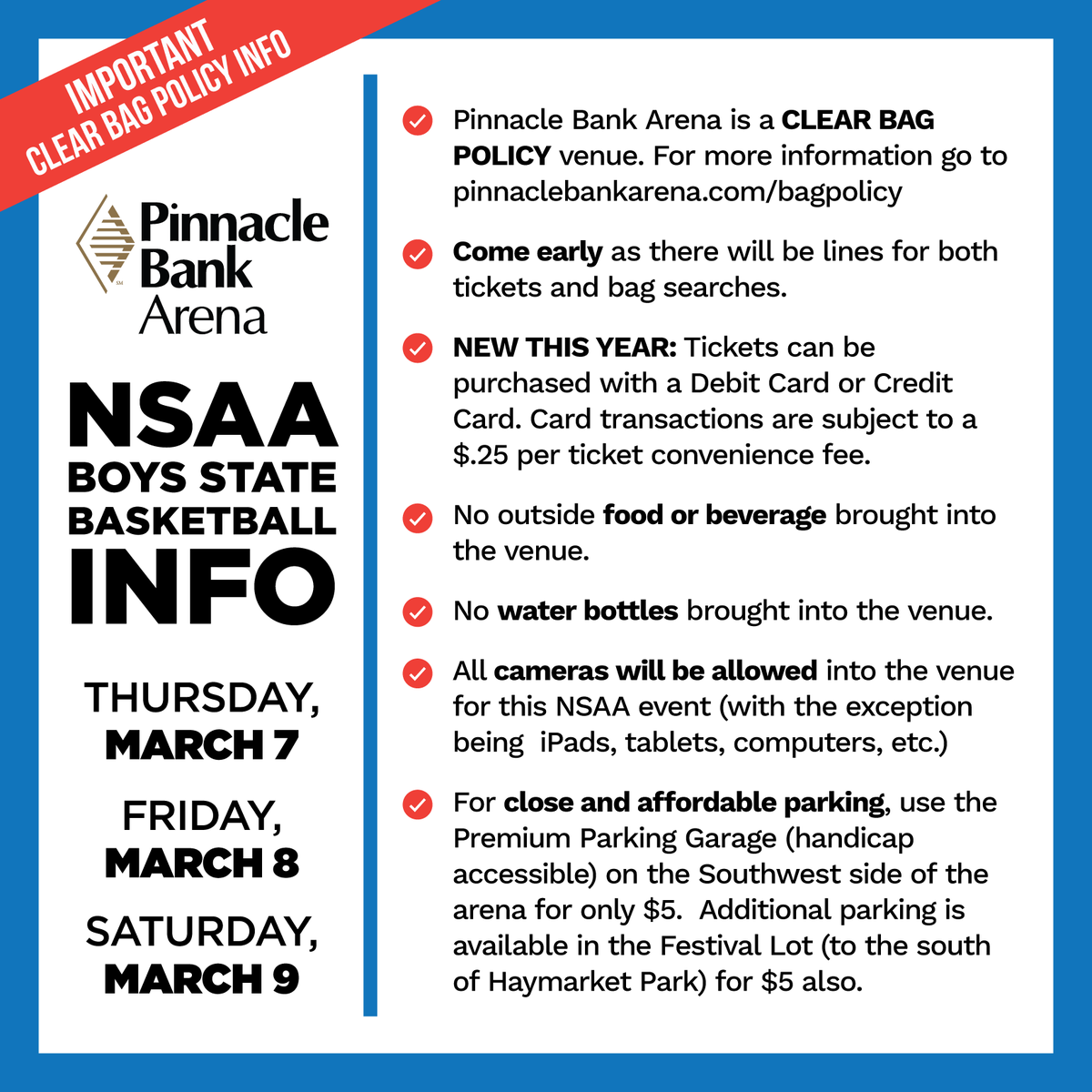 Pinnacle Bank Arena Basketball Seating Chart