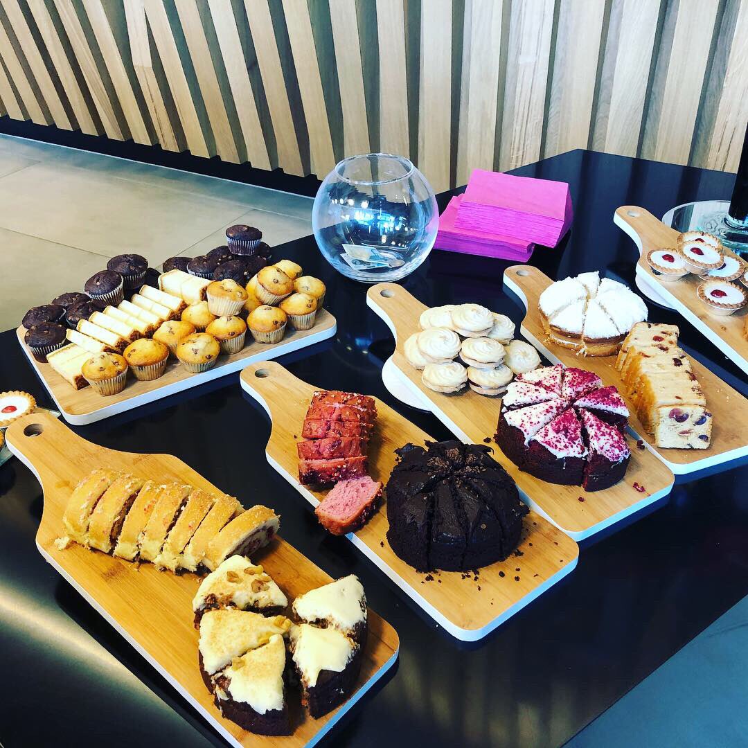 Beautiful afternoon today <a href="/PorterBuilding/">The Porter Building</a> we are collecting money for <a href="/DementiaUK/">Dementia UK</a> with our delicious #cakesale #donation #helping