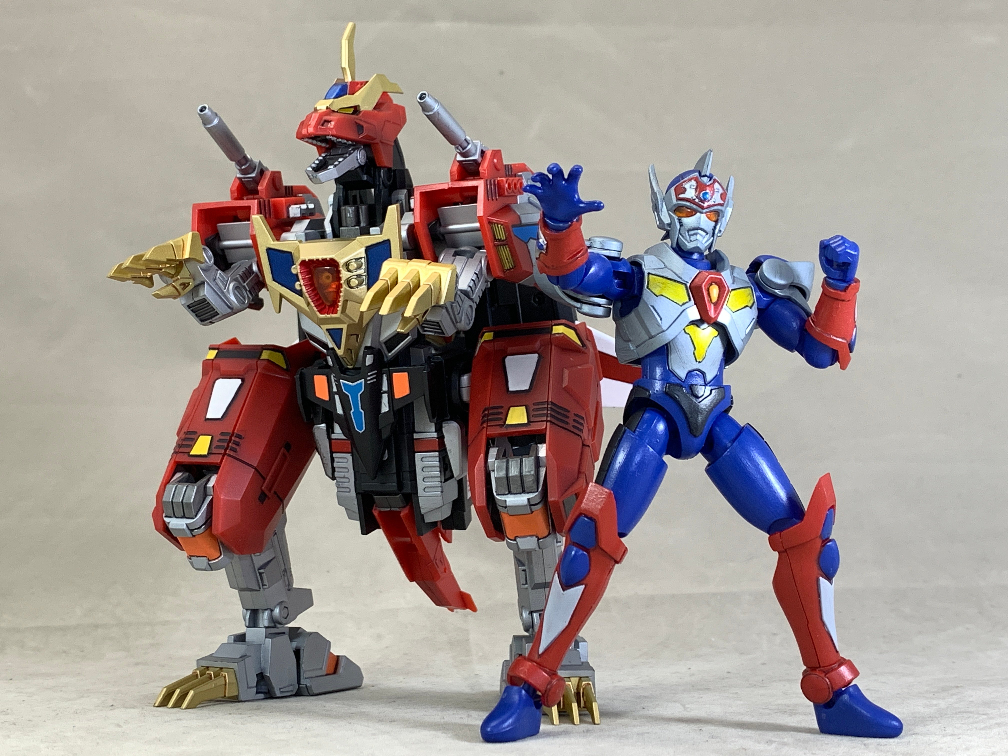 F A たちばな スーパーミニプラ 電光超人グリッドマン ダイナドラゴン グリッドマンシグマセット 組んだ 先月プレバン限定 ダイナドラゴン単品版もあったけどせっかくなのでグリッドマンシグマも付く方を 一部組換や差替もありつつ各形態への変形