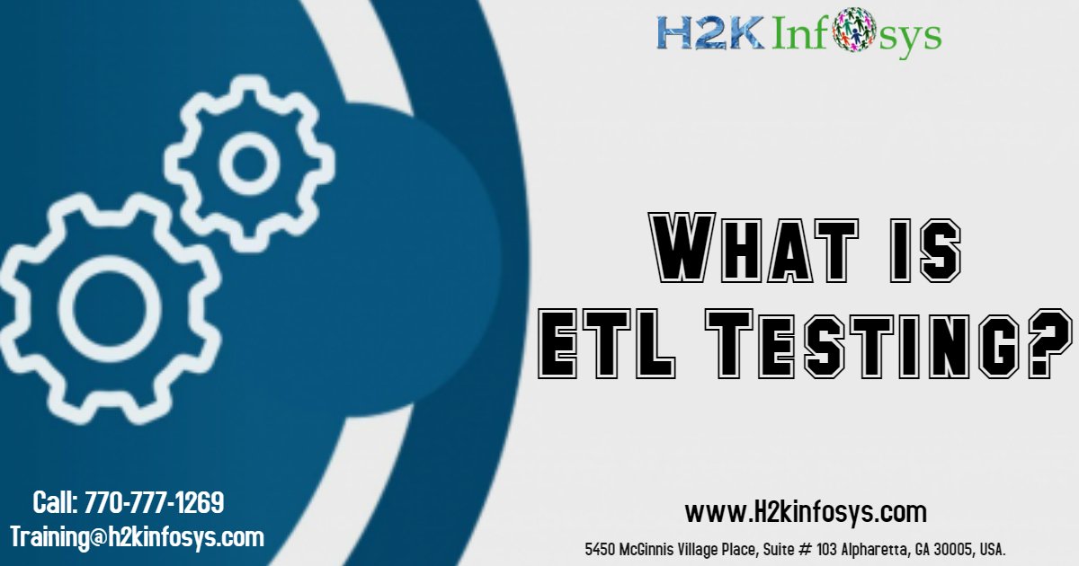 h2kinfosys's tweet image. ETL testing is a process done to ensure that the data is properly loaded from source to destination.
h2kinfosys.com/blog/etl-testi…
770-777-1269
Training@h2kinfosys.com
#etltraining #etltestingonlinetraining #etltestingcertification #etltestingconcepts #etltrainingonline #etltesting