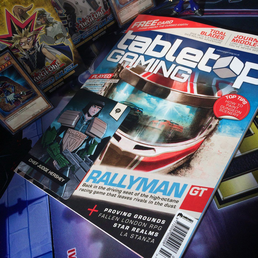 YuGiOhCardEU's tweet photo. Want to learn more about #YuGiOhTCG #SpeedDueling?
📖 @TabletopMag have a full-page feature in their latest issue! https://t.co/F7dOaodCYz