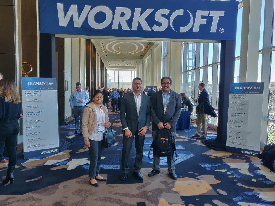 SOAISSolutions's tweet photo. We loved catching up with you at the #Worksoft conference Transform 2019.

@SOAISSolutions @WorksoftInc https://t.co/kHlnxDpbVF