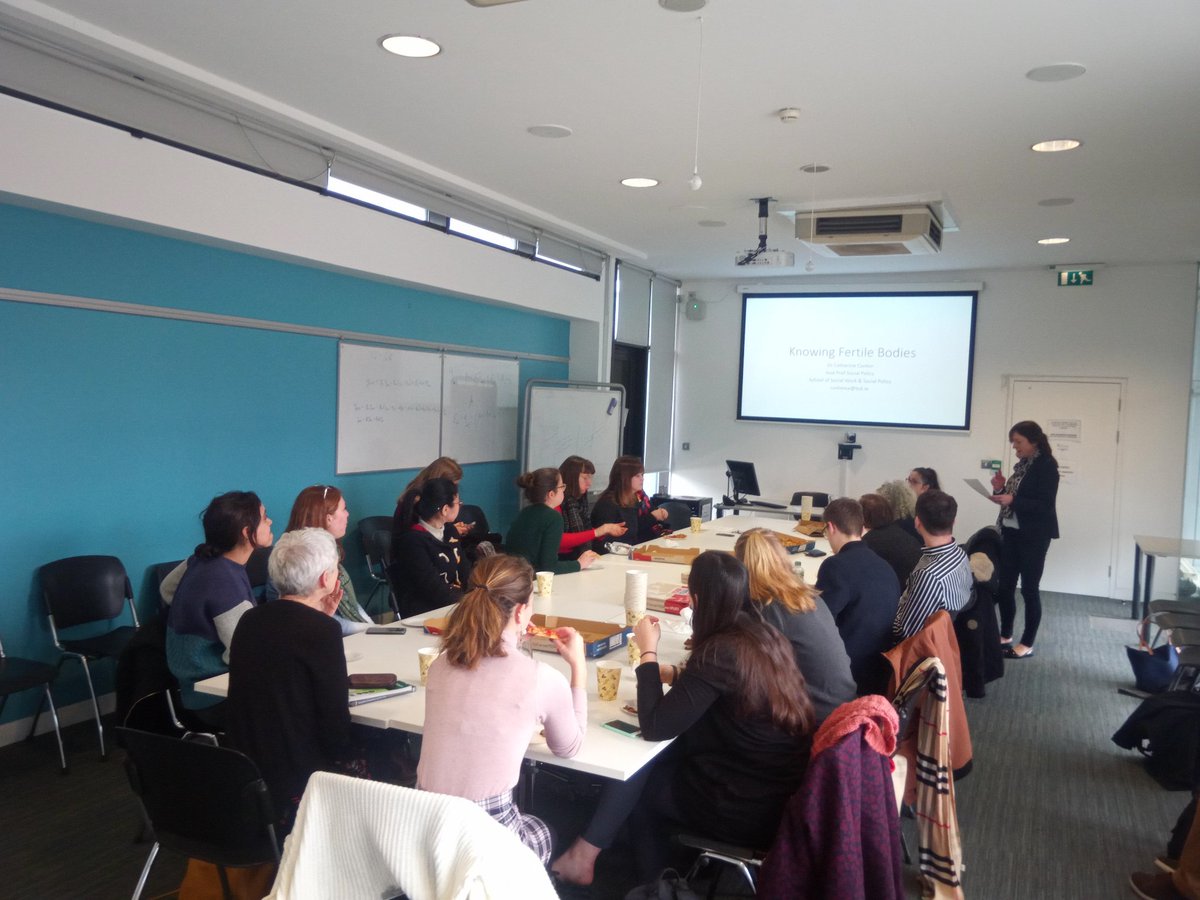 TRiSSTCD's tweet photo. Prof. Denny opening today's bitesized talk in honour of International #Womensday https://t.co/mZAGpMlHUy