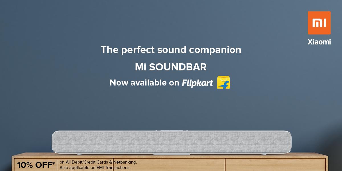 mi soundbar flipkart