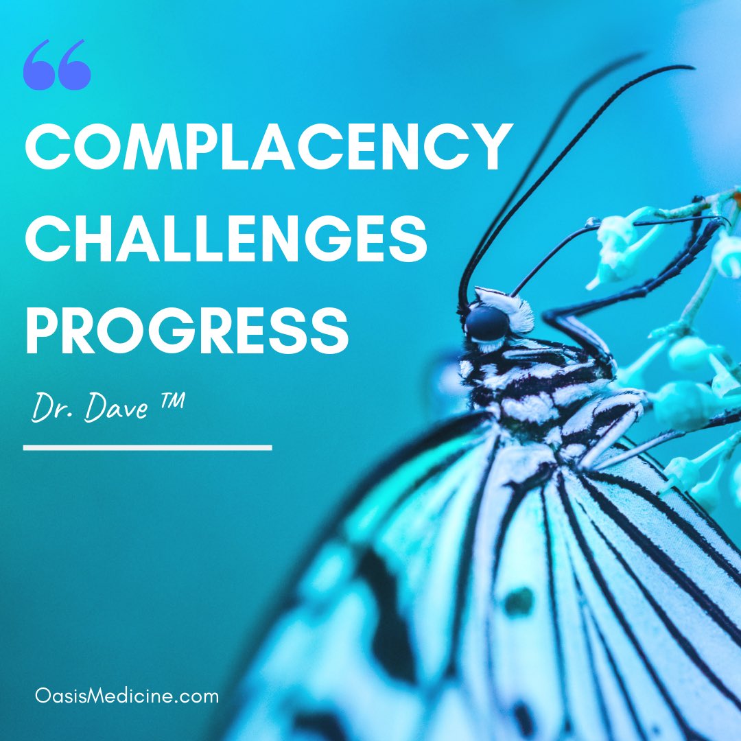 DavidAGentile's tweet photo. COMPLACENCY and PROGRESS are POLAR OPPOSITES 
COMPLACENCY is the ROAD BLOCK to PROGRESS
Move beyond the negative energy of COMPLACENCY to allow room for the positive energy of PROGRESS.
#iamdoingit #findingyourtruevitality #drdave #vitality #transformational #vitalhealth https://t.co/wHRmParIcg