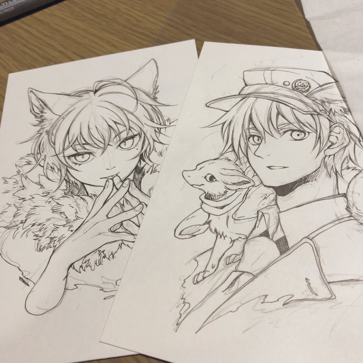 まつげビシバシ君と爽やかくん 