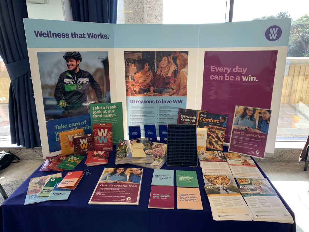 Fantastic morning at the <a href="/RivieraCentre/">Riviera Centre</a> promoting <a href="/ww_us/">Weight Watchers</a> Wellness that Works alongside lots of local businesses and the HealthyLifestyles Team #Torbay #healthylifestyle #wellbeing
