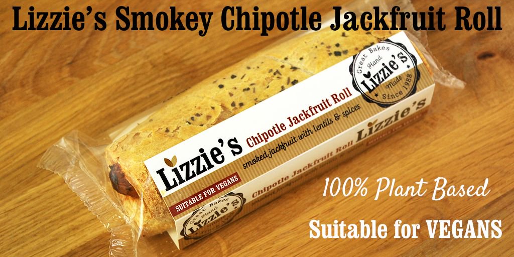 Happy Plant Power day ! Don't forget that Lizzie's have an expanding selection of delicious #PlantBased savouries and cakes on offer. Our Smokey Chipotle Jackfruit Roll is just one of our delicious offerings! See our website for details. #PlantPowerDay #Vegan #jackfruit