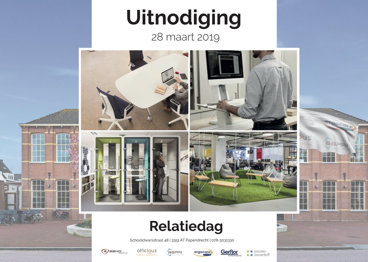 Zet 28 maart in je Agenda :)!

Dan organiseren wij een relatiedag. En dit keer is het niet alleen voor bestaande relaties, maar ook voor nieuwe! We zouden het erg leuk vinden als jij ook even langskomt :).

Let op: Vol=vol! Dus meld je snel aan via ⤵!

banobenelux.com/relatiedag-201…