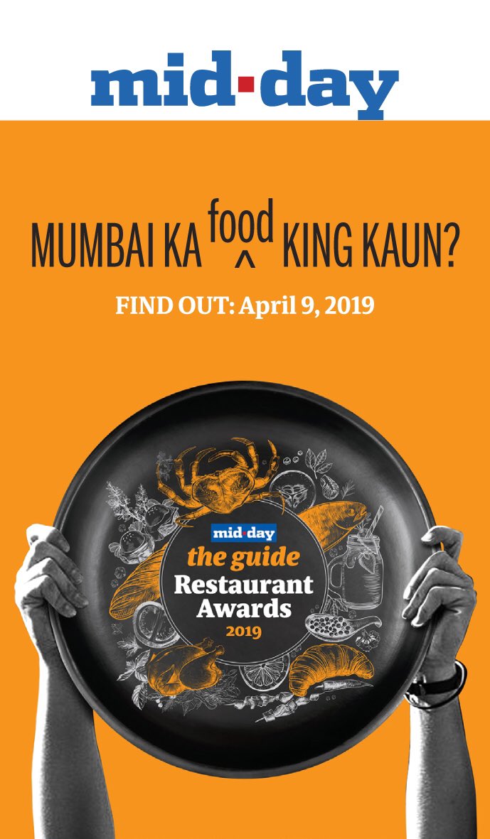 Aastha82's tweet photo. After scouring the city for the best new restaurants and bars, @mid_day answers the question - Mumbai ka food king kaun?
For all the tadka on The Guide Restaurant Awards 2019 finalists, follow us. 
#Middayguideawards  #Guideawards2019 #mumbaikafoodkingkaun @stregismumbai https://t.co/y9AH03obPf