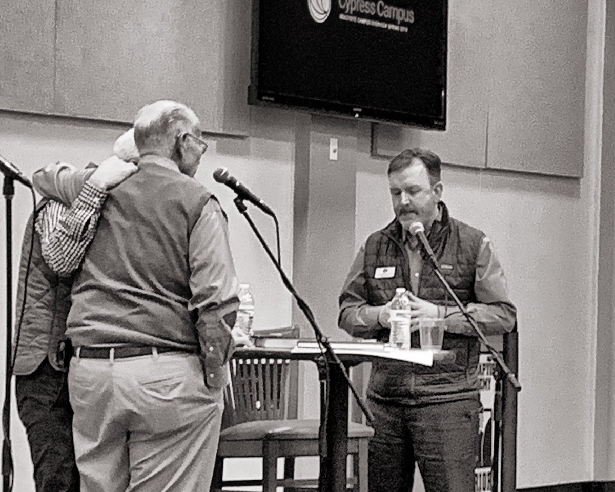 stephenandstar's tweet photo. TEAM • Church leaders rally behind Campus Pastor @jcswigg last night as he presented amazing snapshots of all God is doing through @hfbccypress . The Deacons spent time praying specifically for him and his ministry! • #multisite #multisitechurch  #multisitemovement https://t.co/UU0jSyfCkc