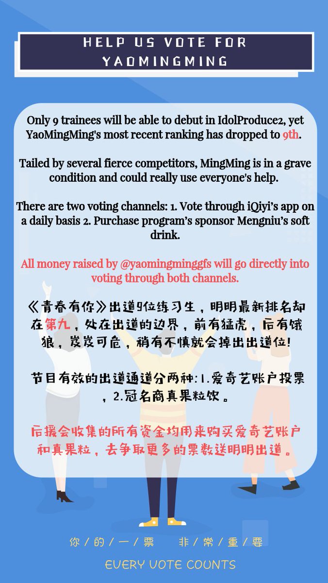 YaomingmingGFS's tweet photo. Curious about how you can help with MingMing's debut dream? Click below to find out. 好奇你能如何帮助姚明明实现出道梦想吗？用以下几种方式可以帮少年筑梦 #Yaomingming #요밍밍 #요명명 #姚明明 #ヨウミンミン #青春有你 #QingChunYouNi https://t.co/BLvxpN471p