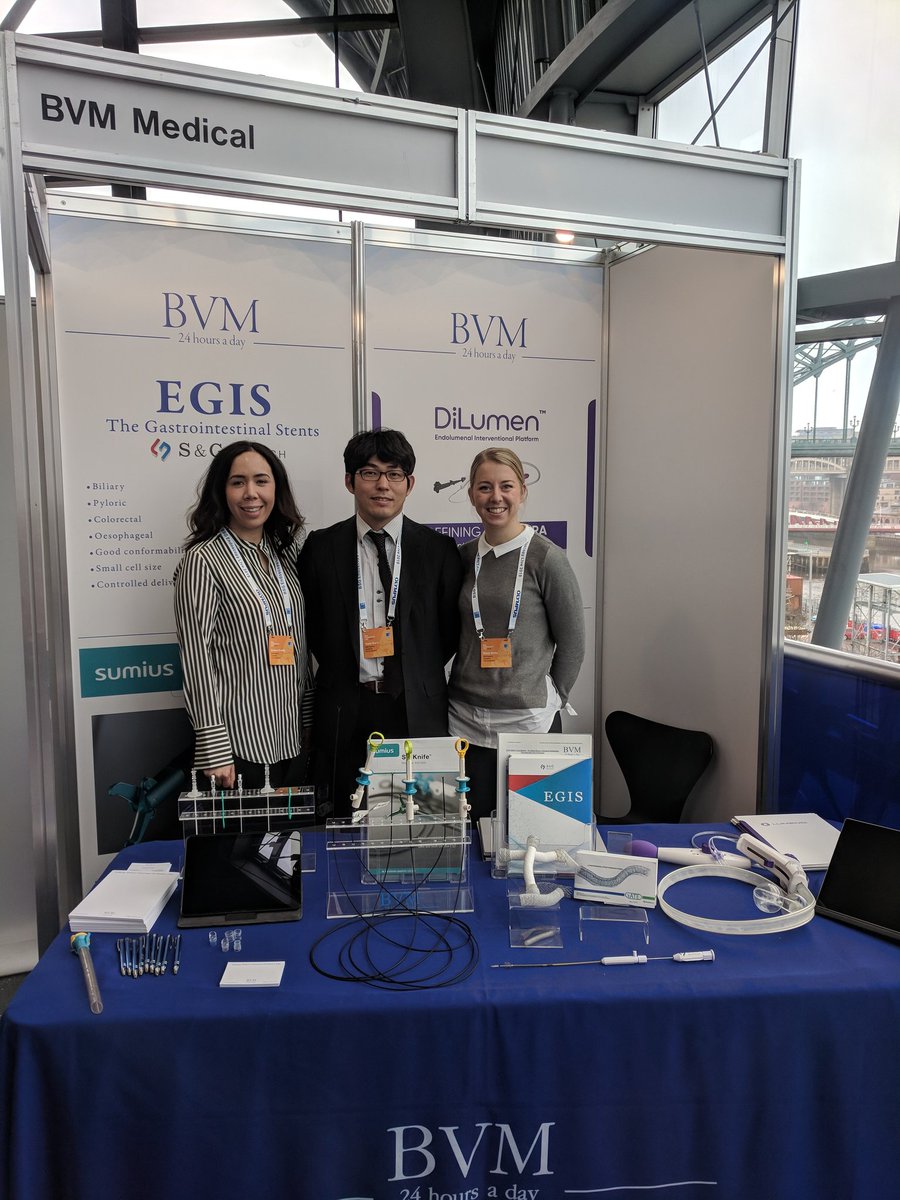 BritSocGastro's tweet photo. .@BVMMedical are enjoying #BSGEL2019! Visit their stand to discuss unique treatments for ESD + Zenker's Diverticulum. #Lumendi #SBKnife https://t.co/KTHOQtDGTK