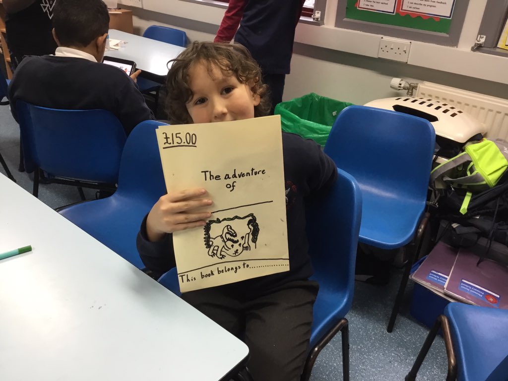 This young boy decided to make his own book this lunch time!
@PleasantStPrim @C5Pleasant #pleasantstreaders #WorldBookDay