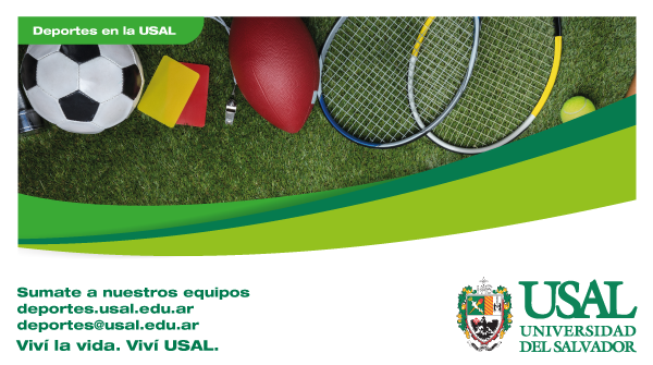 #USALIZATE ¡Sumate a los seleccionados USAL!
🔳 Ajedrez.
⚽ Fútbol Femenino y Masculino.
🏑 Hockey Femenino.
🏈 Rugby Masculino.
🎾 Tenis Femenino y Masculino.
► Detalles y requisitos en deportes.usal.edu.ar