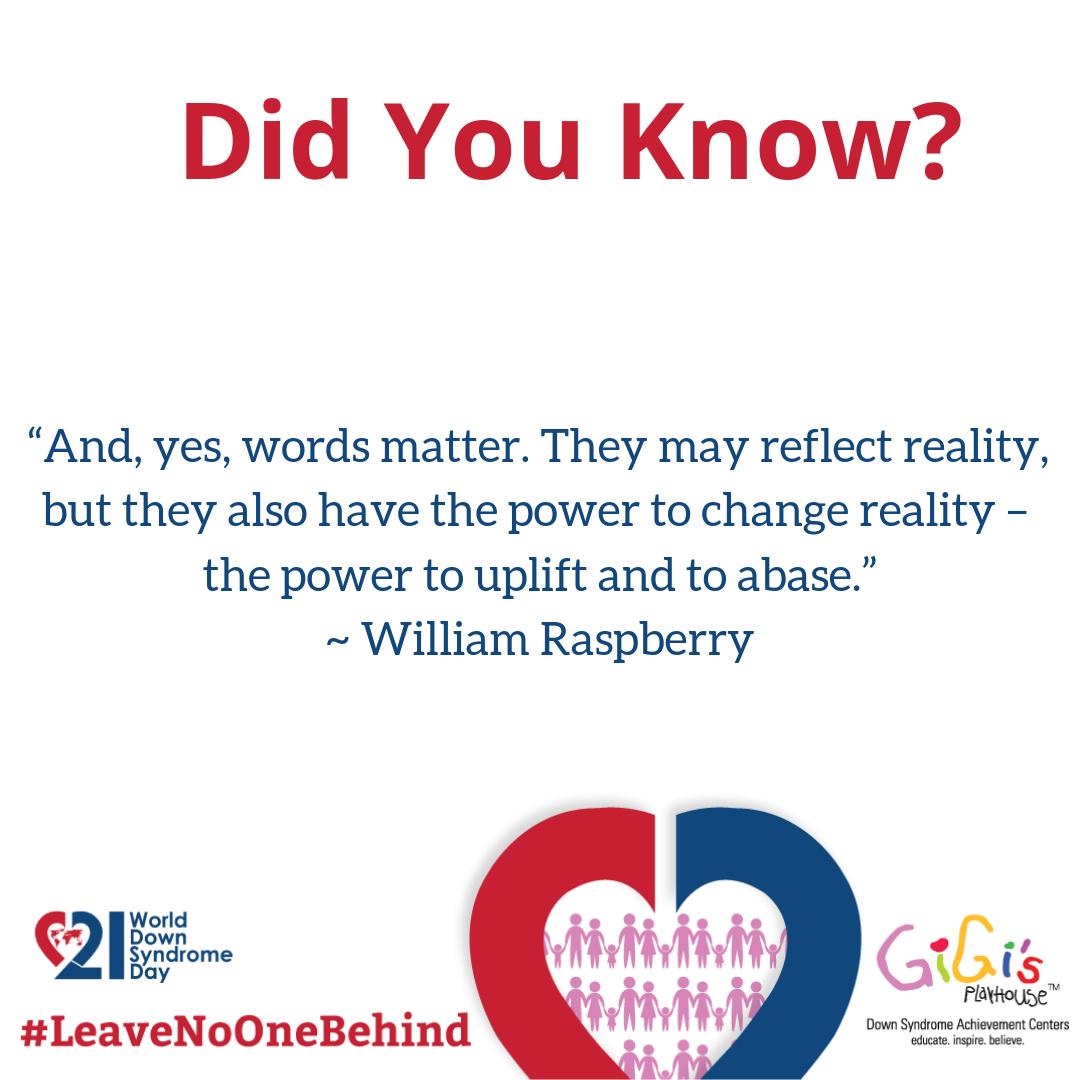 Today and everyday #wordsmatter.  Stand with us and spread the message of #generationG to be accepting, be generous &amp; be kind.  bit.ly/2pmy5xw

#spreadtheword #gigisplayhouse #leavenoonebehind