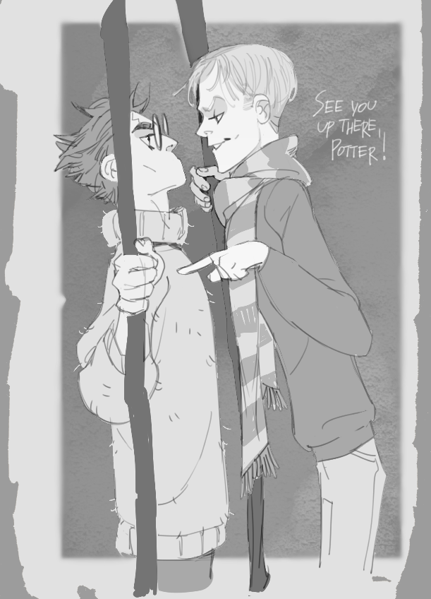 nesy_hide's tweet image. #drarry commission for a kind person who isn't on twitter
#harrypotter
