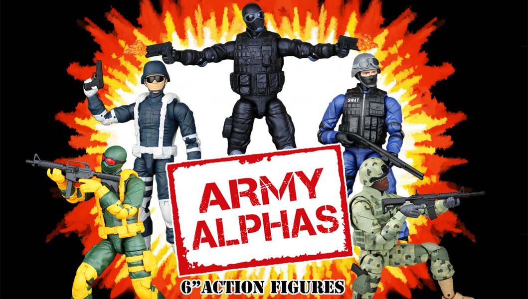 MarvelousNews's tweet image. The 1:12 (6" Scale) #ArmyAlphas Action Figure Campaign From @CryptidToys is Live on @kickstarter

bit.ly/2ELz7KN