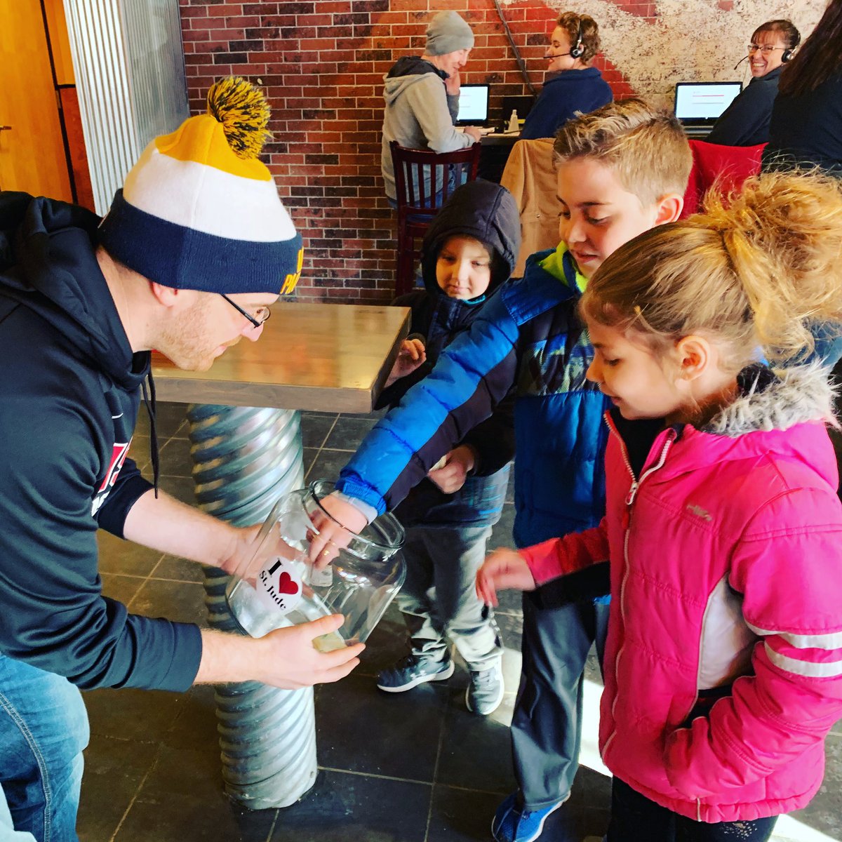 WBFM_FM's tweet photo. Kids helping kids. It’s a beautiful thing. Thank you for your donations to @StJude , Reed, Brynn, &amp; Jase! https://t.co/MnK9IKEx6R