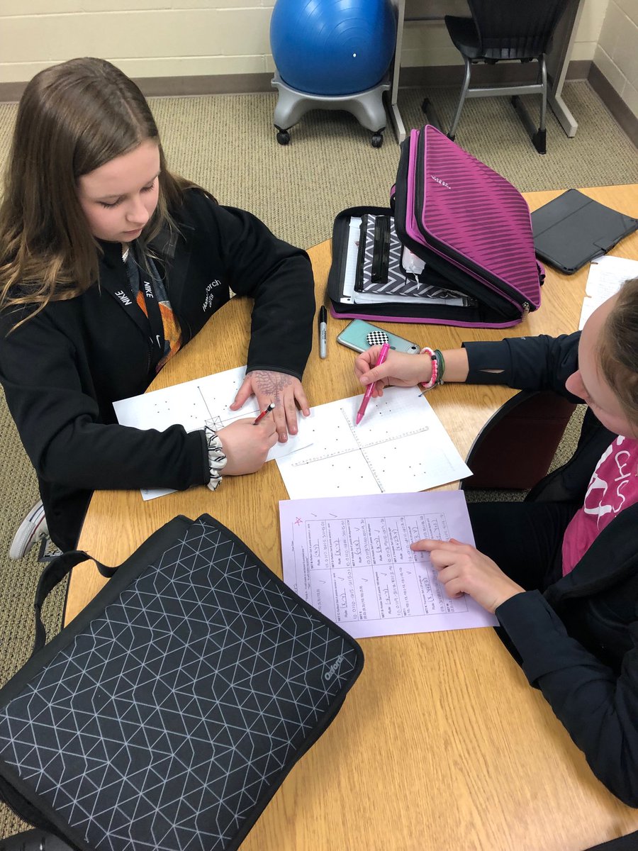 robeledu's tweet image. The start of our stained glass windows. Stayed tuned! #8thgrademath #geometrytransformations #hsmstigers ⁦@LeviLudens⁩