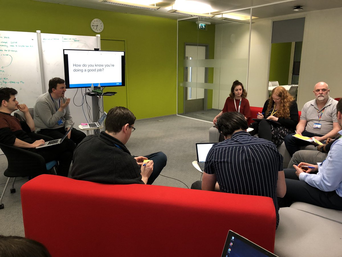 jimacrawford's tweet photo. Great day spent with @sanjaypoyzer and @LeightonMitchUR exploring โlife after Liveโ - post-live service evolution and assurance @HMRCdigital @GDSTeam #lifeafterlive https://t.co/AhAU4zDEKM
