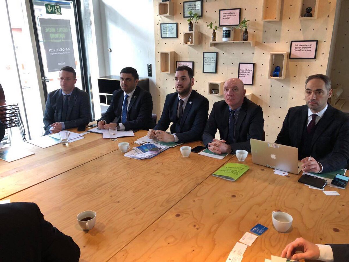 ICKosovo's tweet photo. We are in #Germany 🇩🇪 together with @STIKK_KS visiting #Dortmund #Düsseldorf and their terrific tech, innovative &amp; entrepreneurial ecosystem, in order to establish cooperation with #Kosovo ICT sector &amp; startup. Thank you @giz_gmbh CETEP Kosovo for the opportunity. @RuhrHub #tzdo https://t.co/1wbeRrrNk8