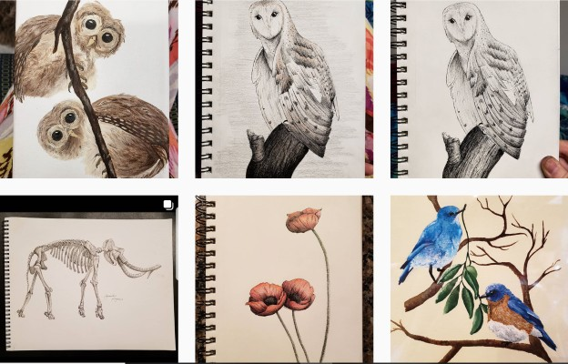 TheCommaLC's tweet photo. We're currently loving @hill_does_art! Hillary Bosch (@hillary_bosch) has submitted her incredible drawings to us and now we are her biggest fans. Check out her feed and feel #blessed. Oh, and she does original prints so...you're welcome. #COMMAners #ItsLITerary https://t.co/njBQ2rNQY5