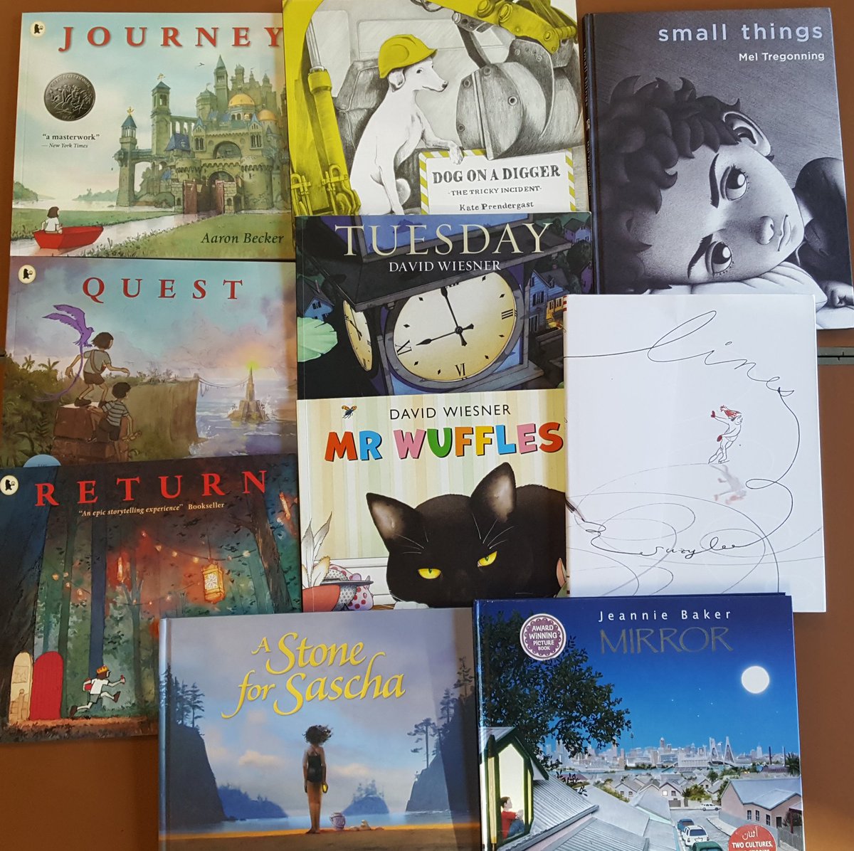 Went off track slightly today, we shared lots of wordless picturebooks for our  #PicturebookADay. Great to see the class discussing how the stories are constructed and how they would tell them.