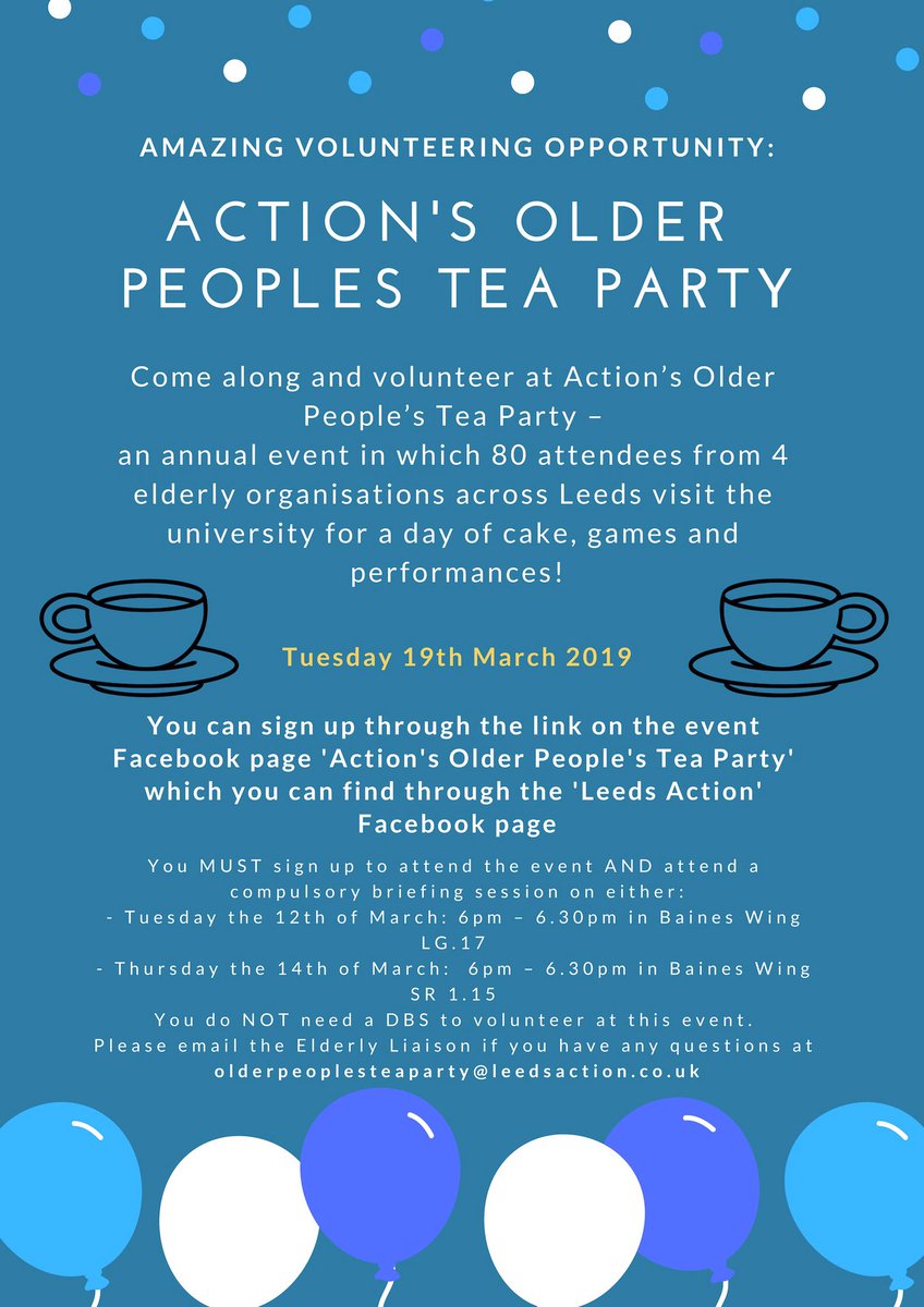 AMAZING VOLUNTEERING OPPORTUNITY: 
@LUU_Activities