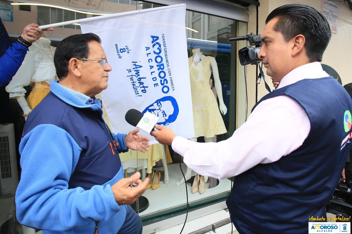 Los medios de comunicación buscan las opiniones verdaderas del Alcalde de #Ambato, el testimonio que habla por sí solo son las obras para la ciudad. #ElAlcaldeDelPueblo #AmbatoSeFortalece #Ecuador